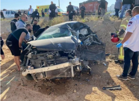 إصابة شخصين بحادث طرق قرب مدينة الطيبة